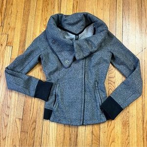 lululemon athletica Gray Sweatshirt with Black Accents